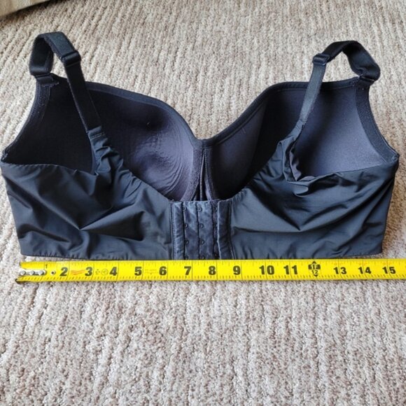 Torrid Curve Padded Bra Adjustable Black 40 Ddd - Picture 4 of 6